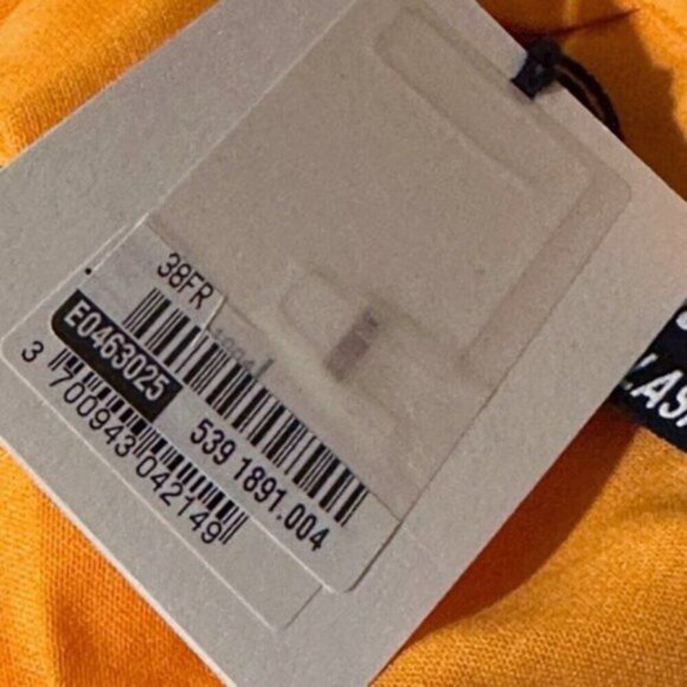 Jacquemus Passio crepe Orange button up shirt size 6 - Picture 11 of 11